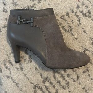 Bandolino Grey Ankle Booties